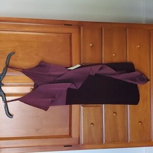 NWT Chelsea 28 Satin Velvet Dress, Small